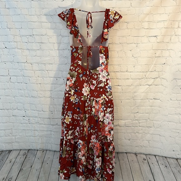 Lulus beautiful flowered maxi dress - Picture 6 of 10